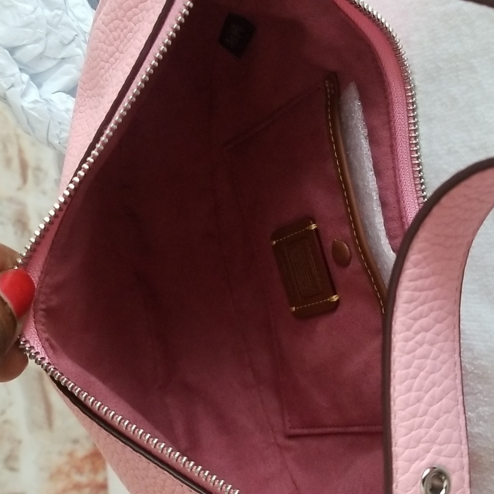 New Coach Luna Leather Shoulder Bag - Picture 8 of 11